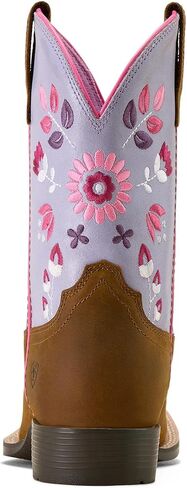 ARIAT unisex-child Wild Bloom Wide Square Toe Western Boot in Saudi Arabia