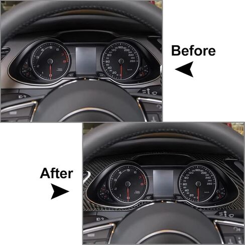 Cngoat41 Car Center Consoles Instrument Panel Sticker Decal Panel Sticker for Audi A4 B8 Typ 8K 2013-2014, A4L 2013-2016, S4 2013, LHD in Saudi Arabia