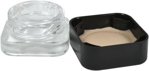 280 عبوة من مرطبانات زجاجية مربعة سعة 5 مل مع أغطية سوداء، حاويات مستحضرات تجميل قابلة لإعادة الملء in Kuwait