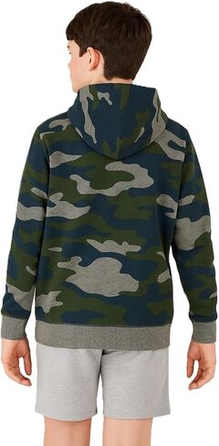 Eddie Bauer Boy's Hoodie and Tee Set (Green Camo/Gray, Small) in Saudi Arabia