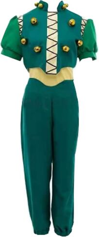 Unisex Costume Green Mens Suit Uniform Cosplay Outfits Halloween Christmas Suit in Kuwait