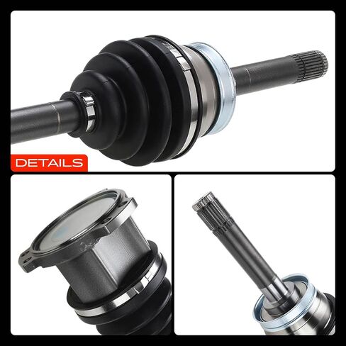 مجموعة عمود محور السيرة الذاتية الممتازة - متوافقة مع Nissan Frontier 1998-2004، Xterra 2000-2004، Pickup 2010، NP300 2010-2011، 4WD، 2.4L 2.5L 3.3L، استبدال # 391002S600، 391002S660 in Saudi Arabia