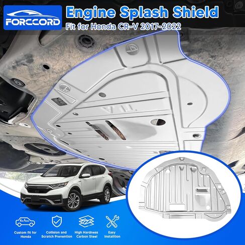Engine Splash Shield Guard with Gloves Fit for Honda CR-V CRV 2020 2019 2018 2017 - Under Car Splash Shield Protect Engine - Replace #74112-TLA-A01 Car Accessories Automotive - 1 PCS in Kuwait