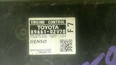 وحدة التحكم في المحرك ECM 2.4L 2AZFE تناسب 10 مصفوفة 89661-02V70 8966102V70 in Saudi Arabia