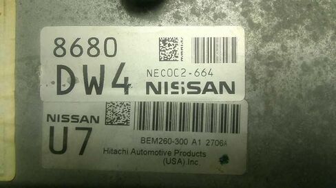 Engine ECM Control Module 2.0L 11-12 Compatible with Nissan SENTRA BEM260300A1 NEC0C2664 in Saudi Arabia