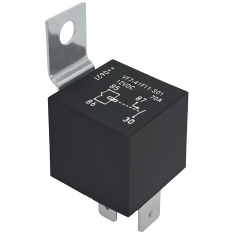 VF7-41F11-S01 Automotive Relay - 12V 70A SPST-NO Mini-ISO Relay with Mounting Brackets in Saudi Arabia