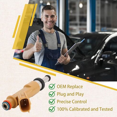 حاقن وقود كورولا 1.8 2009-2018، متوافق مع/تويوتا 2ZR-موتور 1.8 لتر ماتريكس 2009-2013، | مجموعة من 4| |OE#23250-0T020| in Saudi Arabia