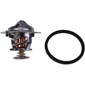 Holdia Thermostat 1C011-7301-0 1C011-73010 Compatible with Kubota V3300 V3600 V3800 M-Series KX080-4 KX080-3 SSV75 SVL75 SVL90 SVL95 M8200 M8540HD M8560 M9000 M9540DT
