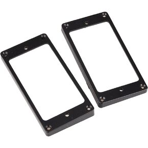 2 pcs Flat Humbucker Pickup Ring For LP/SG Guitar ETC Black
