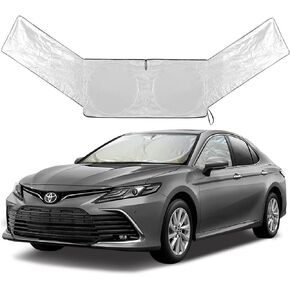Yewiry Car Windshield Sun Shade Front and Side Window Protector Block Sun Heat Visor Protection Cover Vehicle Interior Accessories Sunshades Prevent Prying and Protect Privacy