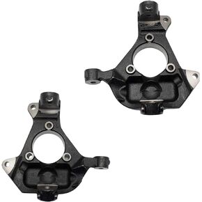 TRQ Front Suspension Steering Knuckle Spindle LH RH Pair Compatible with Sierra Tahoe Yukon