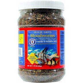 SAN FRANCISCO BAY Brand Freeze Dried Bloodworms 1.75oz