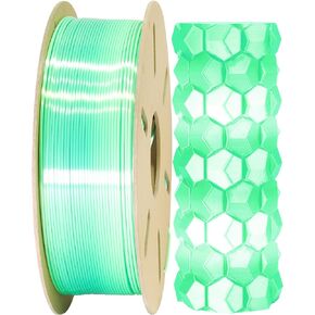 Mixed 6 Spools Fast 2 Color Change 3D Printer Filament Bundle, It Packed with 6 Beautiful Color Change Silk PLA Filament, Each Spool 250g, 6 Spools, Total 1.5kg Silk PLA Bundle by OEM MIKA3D
