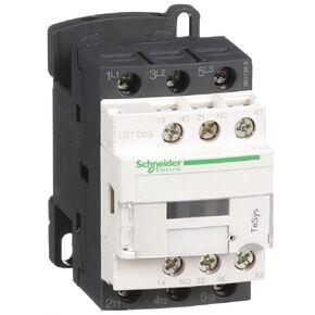 Schneider Electric LC1D09G7 Iec Magnetic Contactor, 120Vac, 9A, 1Nc/1No
