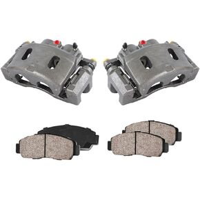 Callahan Front Brake Kit For SILVERADO YUKON ESCALADE SIERRA AVALANCHE SUBURBAN Ceramic Brake Pads with Replacement Calipers