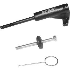 DPTOOL Cam Timing Chain Tensioner Compressed Holding Tool Half Moon and Gasket Replace Tool Compatible with VW Audi 1.8 2.7 2.8 3.2 4.2 Replace 3366