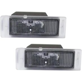For Chevy Trax 2013-2019 License Plate Light Unit Driver and Passenger Side | Pair | Rear | Halogen | CAPA Certified | Replacement For GM2870100C | 13502178