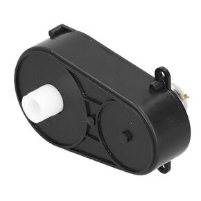 12V Motor Gear Box, High Speed Steering Gearbox Replacement Wear Resistant Easy Installation with Nylon Coupling for Electric Toy Car for Power Wheels(Type A (12V6600RPM))