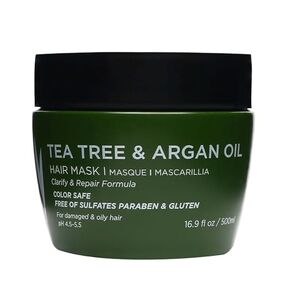 Luseta Argan Oil Hair Mask for Damaged Hair Deep Conditioning Thickening for Thin Hair Hydrate for Dry Hair 16.9 oz