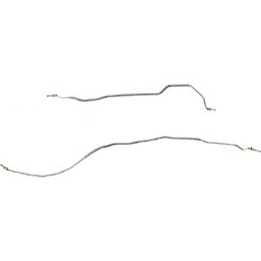 Rear Axle Brake Lines - Fits 68 Camaro And Nova - Galfan Coated Steel - The Stop Shop