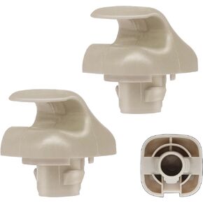 Amavoler 2 PCS Beige Interior Sun Visor Clips Sunvisor Clip Replacement Fit for Honda Civic 96-14,07-11CR-V, 98-07 Accord,99-10 Odyssey,06-11 Ridgeline. OEM#:88217S04003ZA, 88217S01A01ZA.