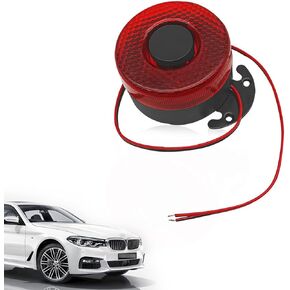 Car Back-up Alarm - 12V/24V 105dB Backup Horn Auto Warning - Reverse Beeper with Wire/Light - Waterproof Sound Loud and Clear for Different Cars