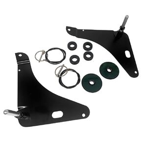 MADAT Hood Pin Kit Fit for Dodge Challenger 2008-2016 Stainless Escushions Black Replace 82214260AC 82214260 82214260AB