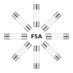 ALLECIN 5A 250V 5x20MM Fast Blow Glass Fuse 5 Amp 250 Volt 0.2 x 0.78 Inch Fast-Acting Tube Fuses F5AL250V (Pack of 50Pcs)