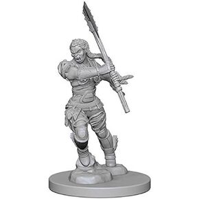 Pathfinder Battles Deep Cuts: Half-Orc Female Barbarian