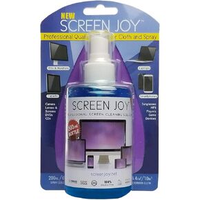 Computer Screen Cleaner - Laptop Cleaner, TV Cleaner, Phone Cleaner, Monitor or Tablet - Computer Cleaning Kit Includes 200ml Screen Cleaner Spray for Electronic Devices and Large Microfiber Cloth
