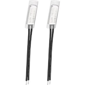 KSD9700 NO 60C Temperature Control Switch Thermostat Thermal Protector Switch - Normally Open/250V 5A/Metal/2Pcs