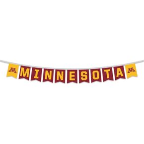 Minnesota Gophers Banner String Pennant Flags