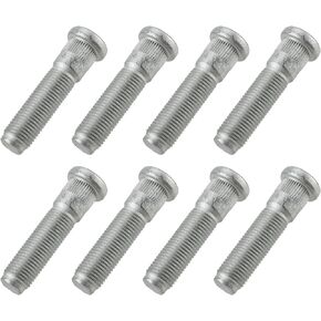 Carbhub 8Pcs Front & Rear Wheel Hub Stud Set Fit for 2012-2019 Dodge Ram 2500 3500 Replace 6509866AA, 06509866AA