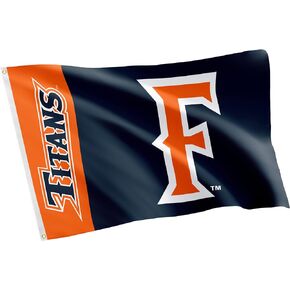 Desert Cactus Cal State Fullerton Flag University California Titans CSUF Flags Banners 100% Polyester Indoor Outdoor 3x5 (Team Name)