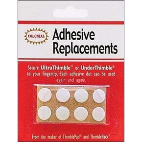 Colonial Needle Under Thimble Adhesive Replacements 8 Pack SM201 (3-Pack)