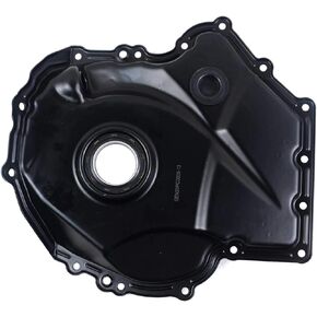 06H109210AG 06H109210Q Engine Timing Chain Cover & Crankshaft Oil Seal Replacement for 2008-2017 Audi A4 A6 Q5 TT VW Jetta Golf GTI Passat CC Eos 2.0L 06K109210AJ GLOSSY AUTO PARTS