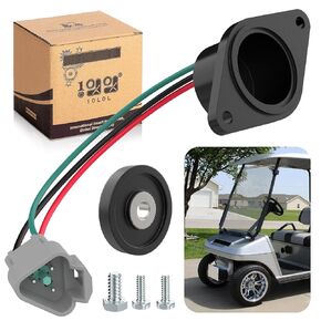 Golf Cart IQ Speed Sensor for Club Car DS and Precedent 2004-UP 48V Electric Golf Cart, with High Speed Magnet ADC Motor Replaces OEM Part# 102704901 102265601, Increased Stability & Speed