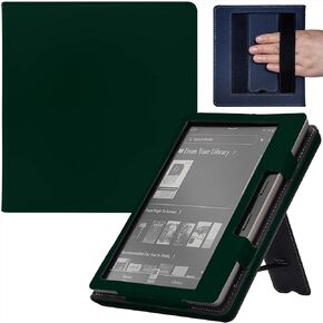 Kindle Oasis Case with Double Hand-held & Stand for 7 Inch Kindle Oasis (10th Generation,2019 and 9th Generation,2017) Auto Sleep & Wake/Magnetic Closure (Forest Mountains)