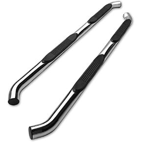 TAC Side Steps Running Boards Compatible with 2005-2023 Toyota Tacoma Double Cab Truck Pickup 3" Texture Black Side Bars Nerf Bars Off Road Accessories