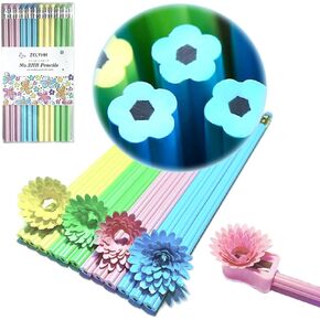 Cute Pencils #2, Fun Number 2 Pencils for Kids, Cool no 2 pencils 12 Count Pack