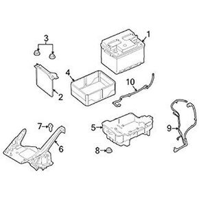 Ford Battery Cover Assembly - AR3Z10A687A
