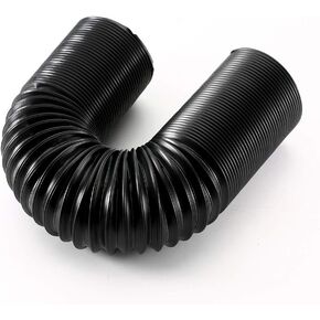 Adjustable ID:76mm/3inch Air Intake Pipe Universal Car Cold Air Turbo Intake Inlet Pipe Flexible Duct Tube Hose Pipe Induction Kit Black Length from 25cm to 1meter