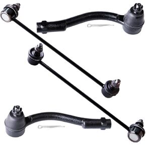 SCITOO 4-PC SET Suspension Kit For Hyundai Accent Front Sway Bar End Link,Outer Tie Rod End