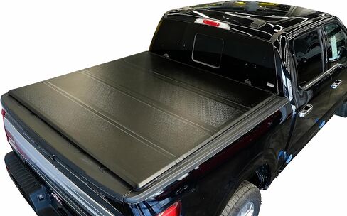 Hard Quad-Fold Truck Bed Tonneau Cover Compatible with 1999-2024 Ford Super Duty F250/F350/F450, 6.8'/6.8FT(81.8inch) Bed,HD035 in Saudi Arabia