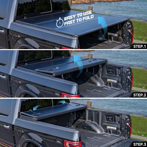 Truck Bed Tonneau Cover Compatible with Nissan Frontier 2005-2024 5 ft Short Box w/or w/o Track Rail, Soft Roll Up Style in Saudi Arabia