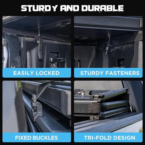 Truck Bed Tonneau Cover Compatible with Nissan Frontier 2005-2024 5 ft Short Box w/or w/o Track Rail, Soft Roll Up Style in Saudi Arabia