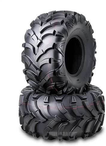 WANDA Set of 4 New ATV/UTV Tires 25x8-12 Front & 25x12-10 Rear /6PR P341-10157/10161 in Saudi Arabia