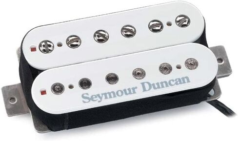 Seymour Duncan SH-4 JB Model Humbucker Pickup - Bundled with Dunlop Uni-Wrench, Universal Speedwinder, and DEN1046 Guitar Strings (White) in Saudi Arabia