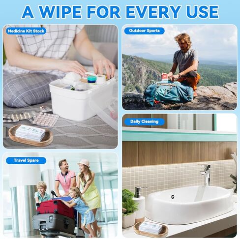 1000 Pcs BZK Wipes 1.18 x 2.36 Inches Benzalkonium Chloride Moist Towelettes Individually Wrapped BZK Swab Disposable Wound Cleaning Wipes Pre Moistened Hand and Body Cleansing Wet Napkins in Saudi Arabia