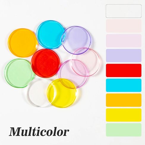 Sukh 500pcs Bingo Chips for Bingo Games Colored Bingo Markers Chips Loteria Mexican Bingo Fichas De Bingo Plastic Poker Chips Pokeno Board Game Transparent Math Counters Game Pieces for Classroom in Saudi Arabia